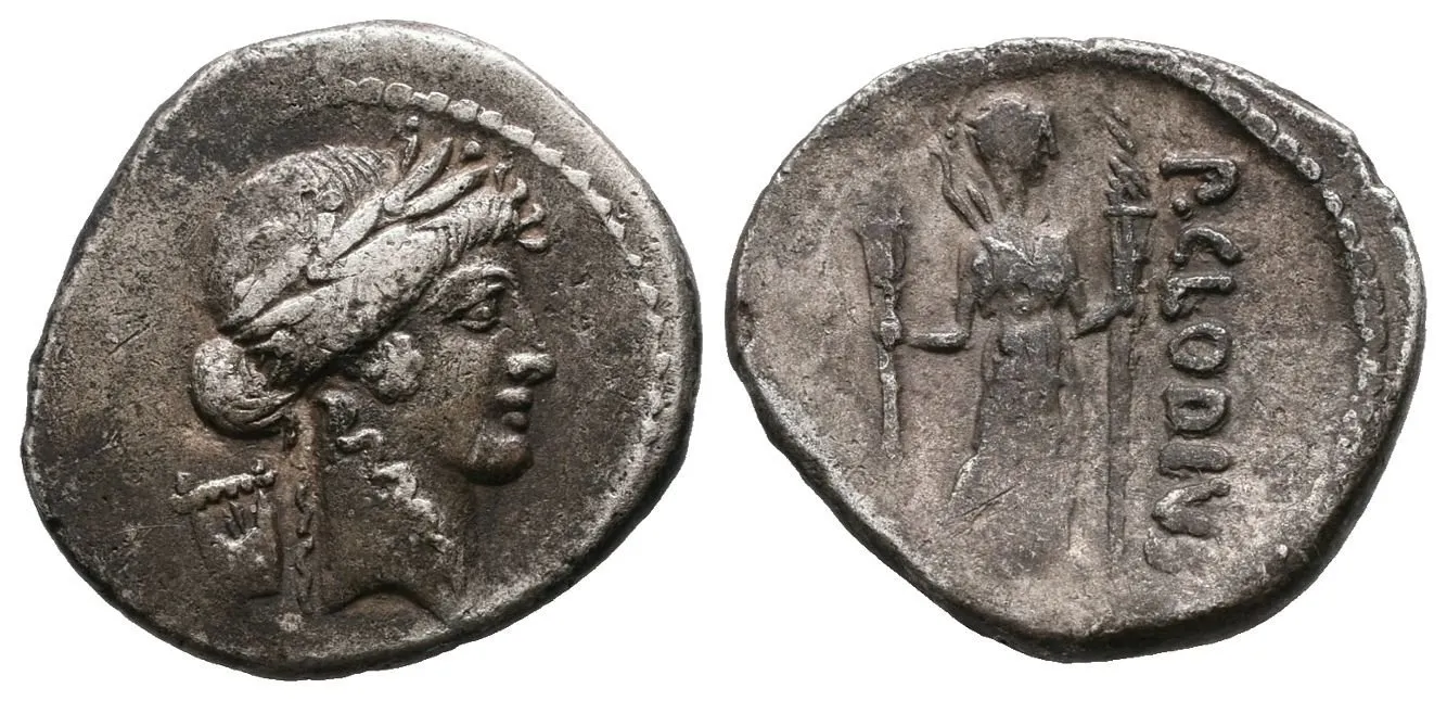 P. Clodius M. f. Turrinus, 42 př. Kr. — 1