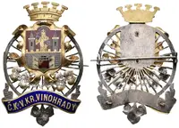 AE Odznak b.l. - Český klub velocipedistů Královské Vinohrady. — 1