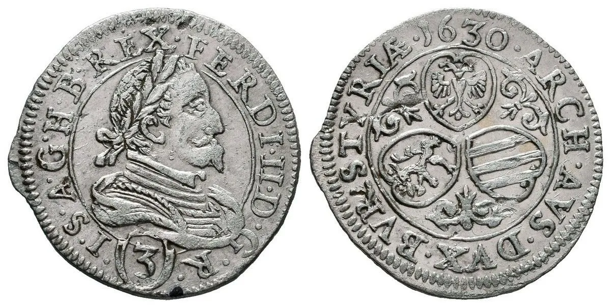 Ferdinand II., 1619 - 1637 (Mince dobrého zrna) — 1