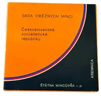 Sada oběžných mincí 1988 - v etui, nep. opotřebovaný přebal_7 ks — 1