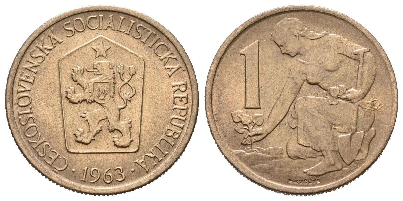 1 Koruna 1963