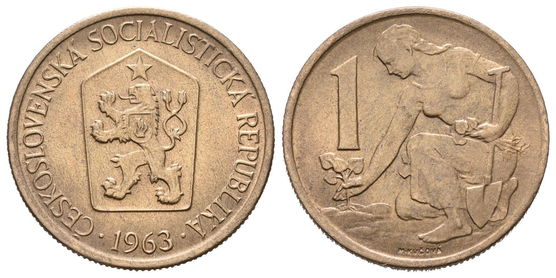 1 Koruna 1963