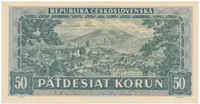 50 Koruna 1948, perforace "S", Hej.82bS3 - fotografie 2