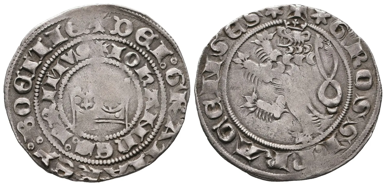 Jan Lucemburský, Pražský groš, Castelin 28