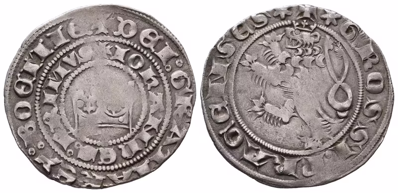 Jan Lucemburský, Pražský groš, Castelin 28
