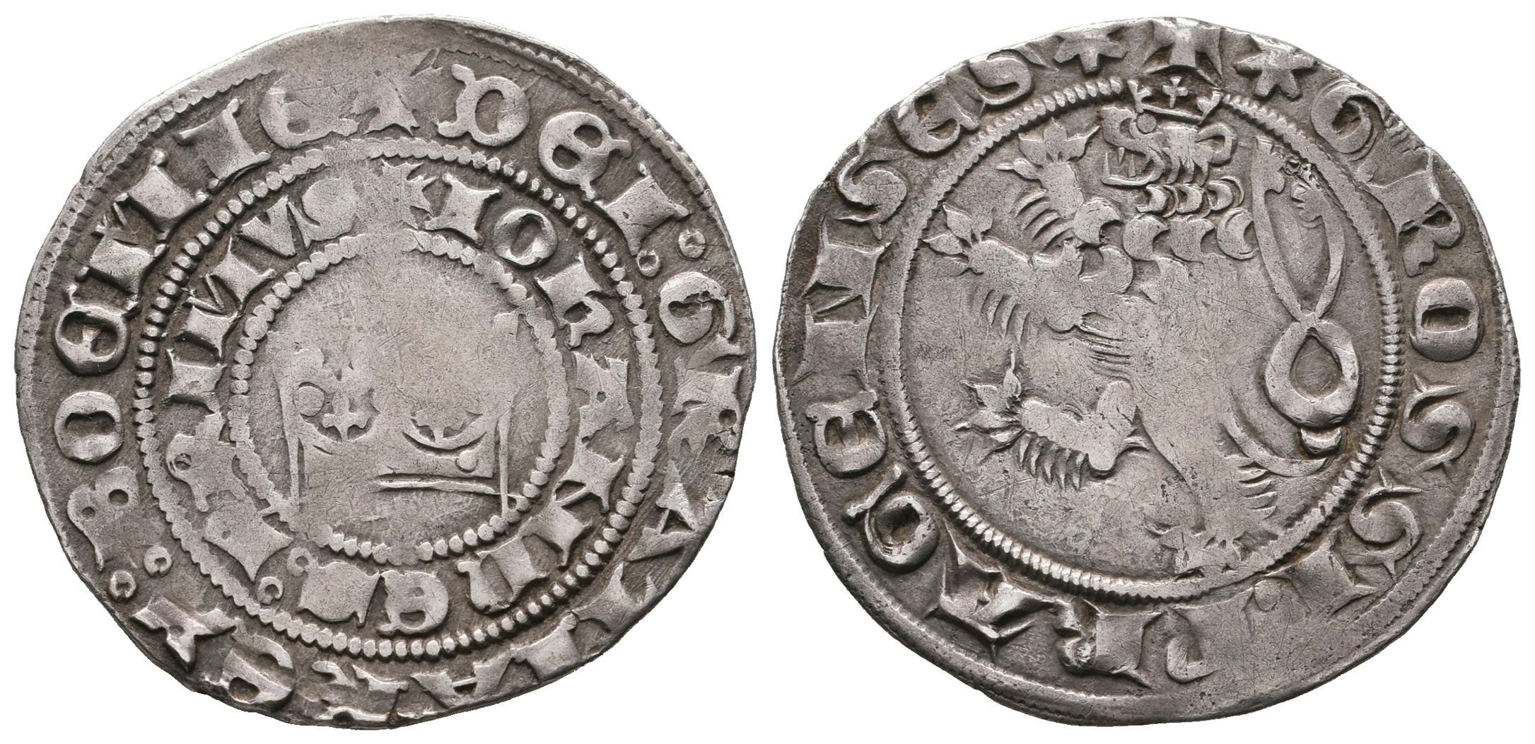 Jan Lucemburský, Pražský groš, Castelin 28