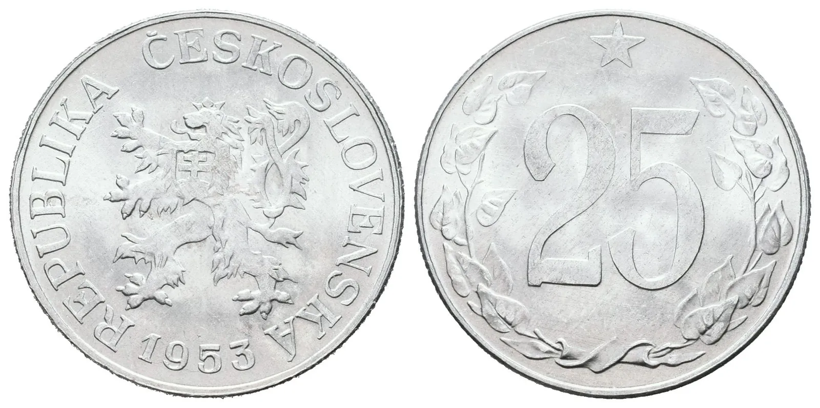25 Haléř 1953 B