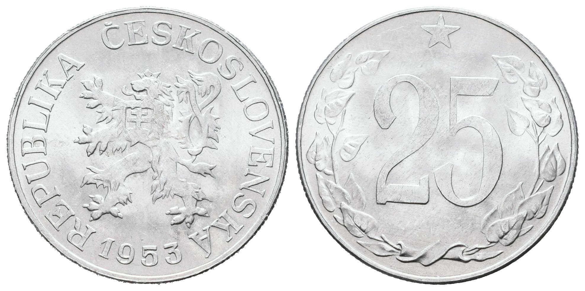 25 Haléř 1953 B