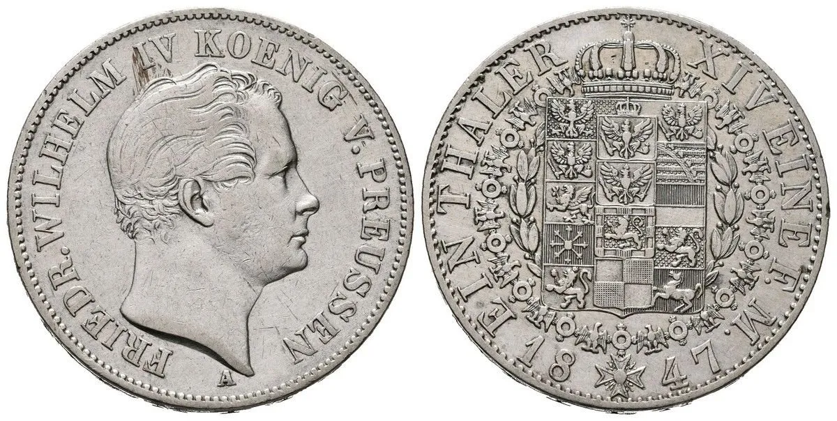 Prusko, Friedrich Wilhelm IV., 1840 - 1861 — 1