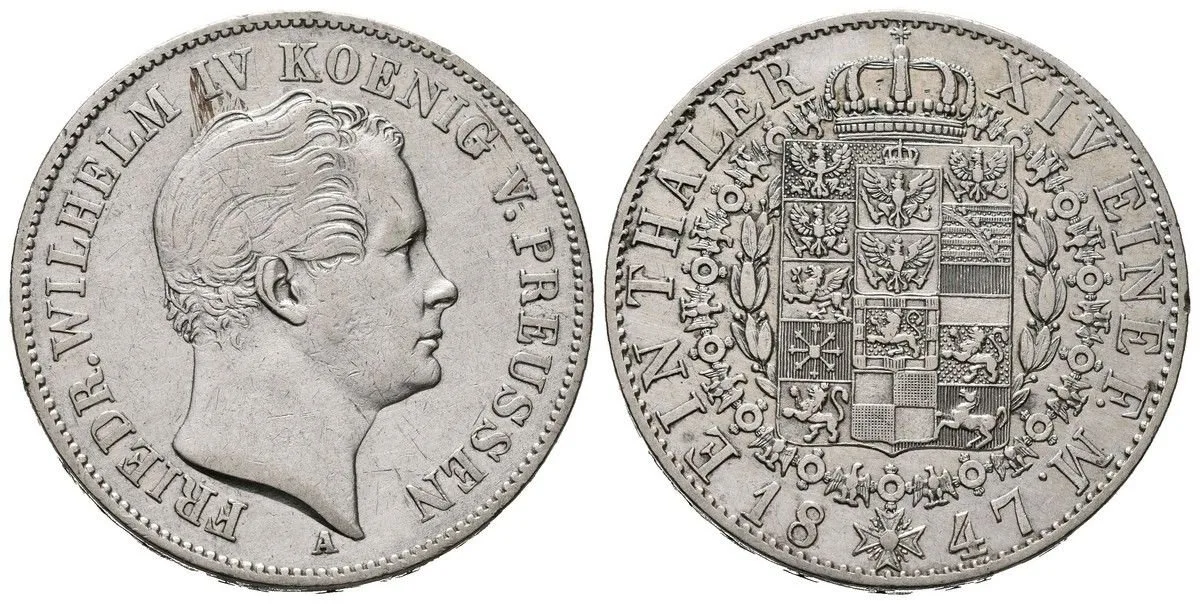 Prusko, Friedrich Wilhelm IV., 1840 - 1861 — 1