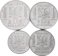 Albánie, Soubor mincí 2 - 0,20 Lek