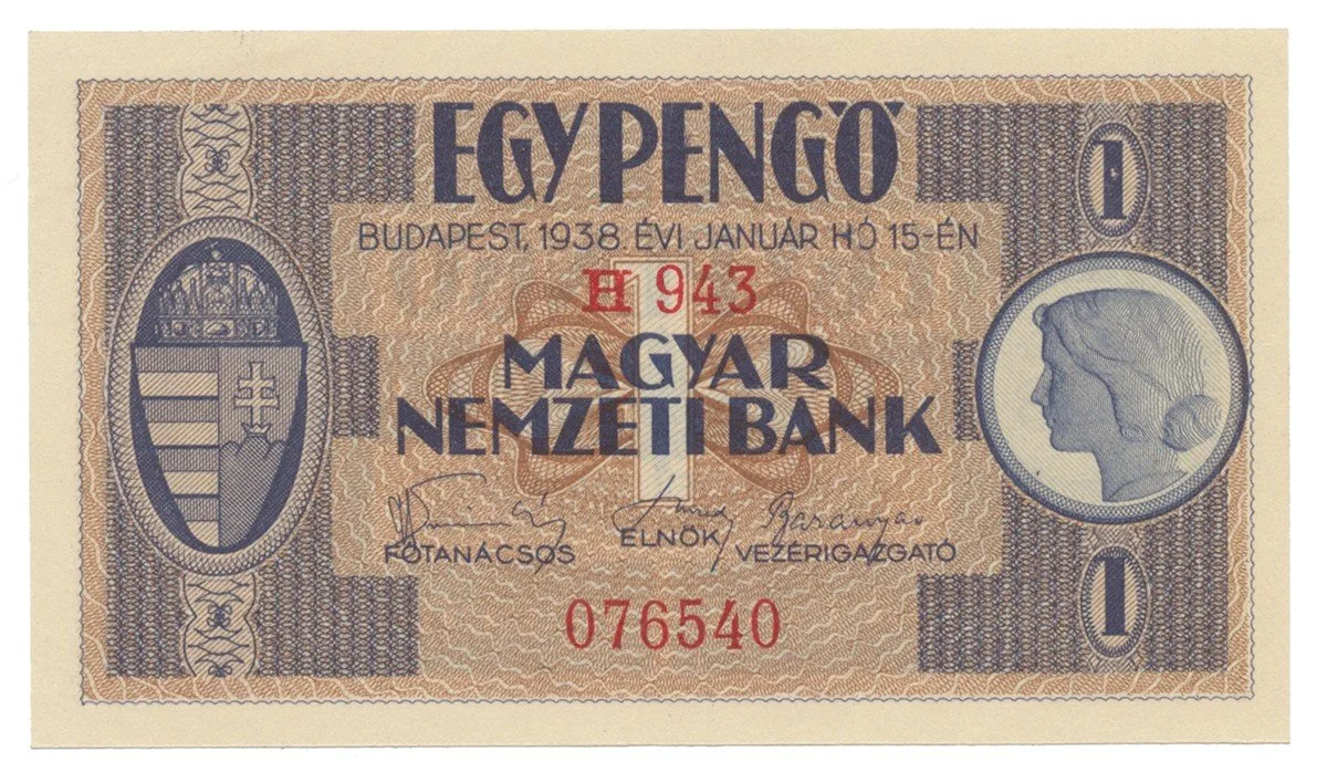 Maďarská platidla na československém území 1938-1945 — 1