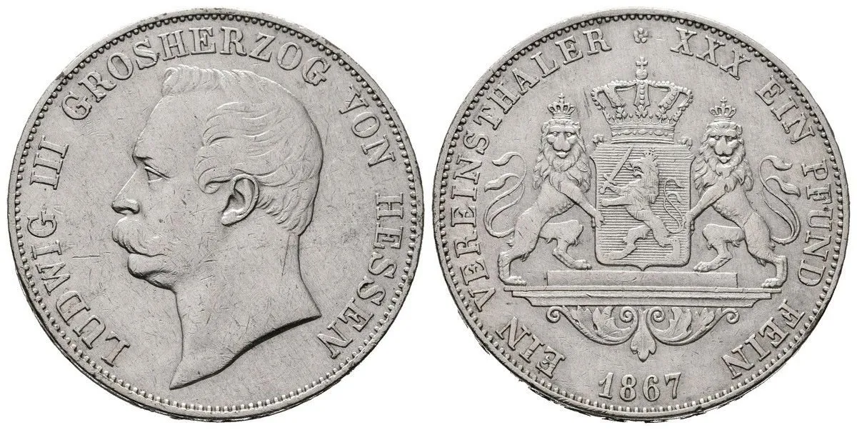 Hessen - Darmstadt, Ludwig III., 1848 - 1877 — 1