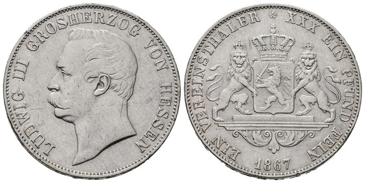 Hessen - Darmstadt, Ludwig III., 1848 - 1877 — 1