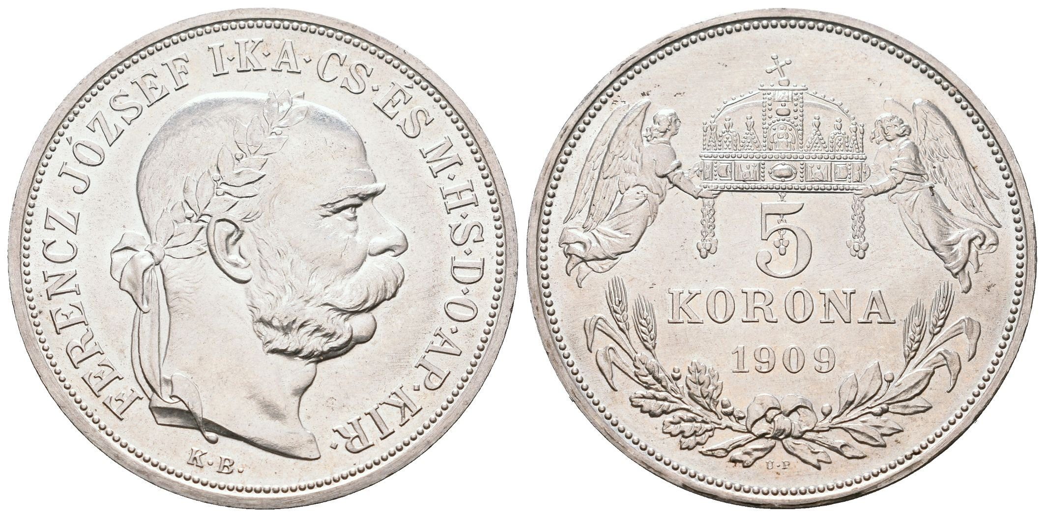 5 Koruna 1909 KB