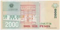Kolumbie, 2000 Pesos 2007, P.457g - fotografie 2