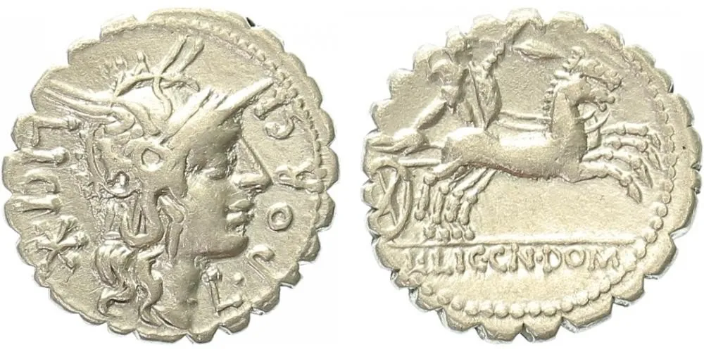 L. Licinius Crassus, Cn. Domitius Ahenobarbus, M. Aurelius Scaurus, L. Cosconius, — 1