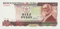 Kuba, 10 Pesos 1991, P.109