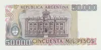 Argentina, 50.000 Pesos (1979~1983), P.307 - fotografie 2