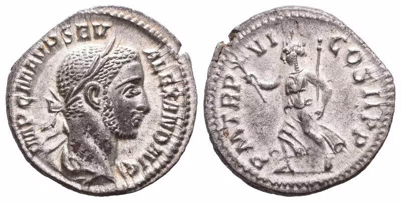 Severus Alexander, denár, Řím, RIC 80