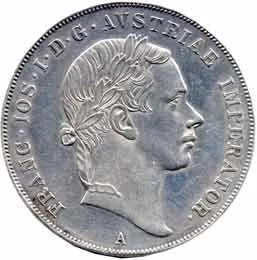 Konvenční měna, 1848 - 1857 — 1