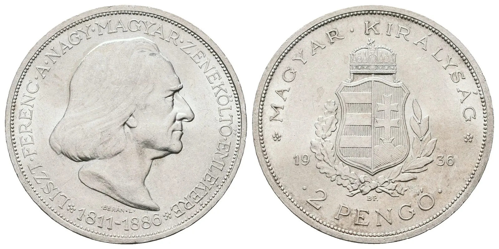 Maďarsko, 2 Pengo 1936