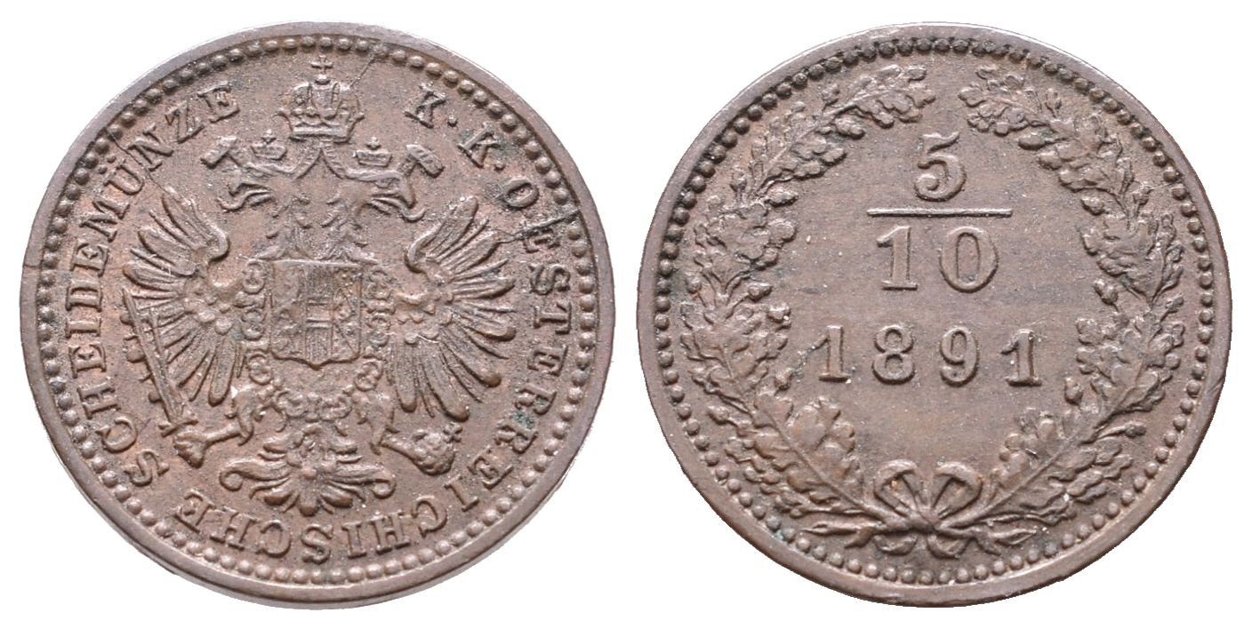 5/10 Krejcar 1891