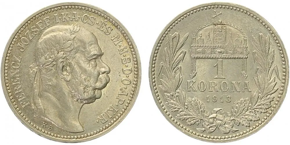 Korunová měna, 1892 - 1918 — 1