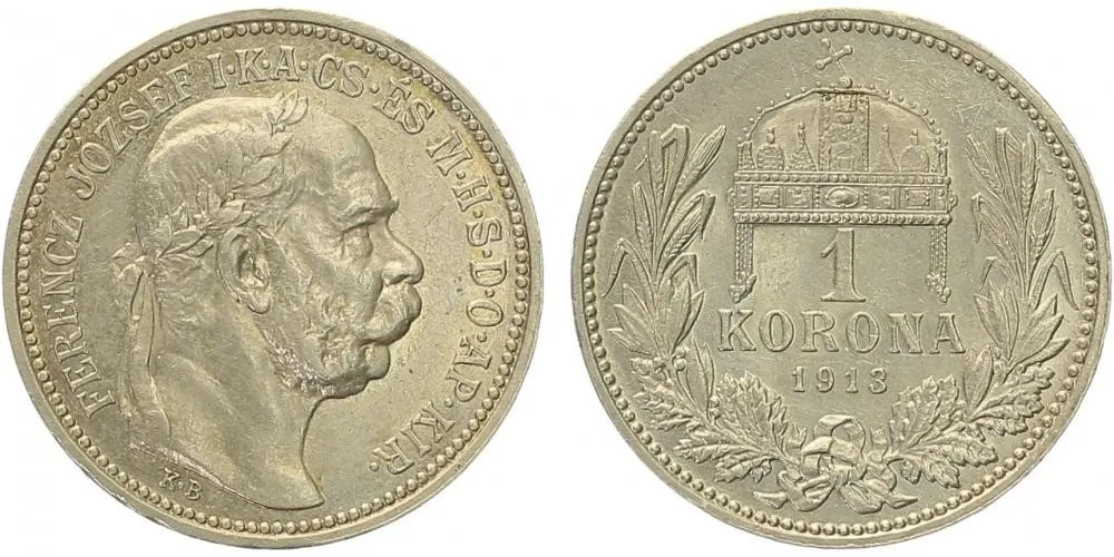 Korunová měna, 1892 - 1918 — 1