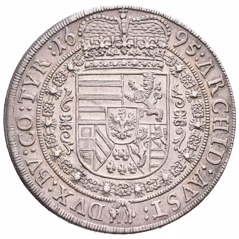 Tolar 1695, Hall, Dav.3245, KM.644.4, krásná zachovalost a patina,