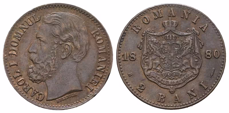 Rumunsko, 2 Bani 1880