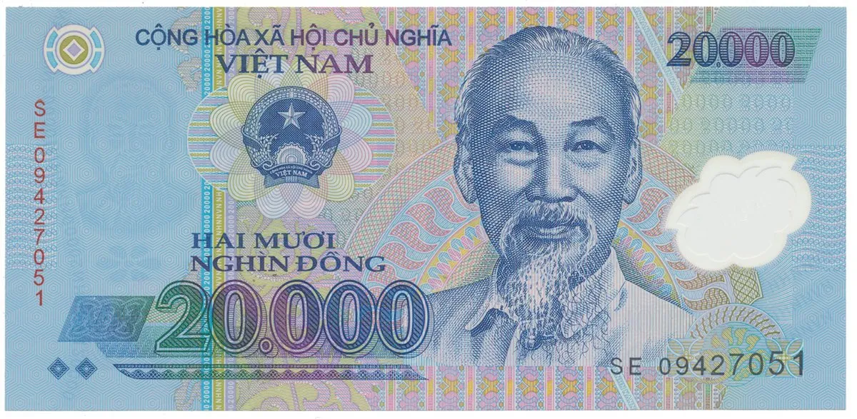 Vietnam, 20.000 Dong 2009, P.120d, plastová