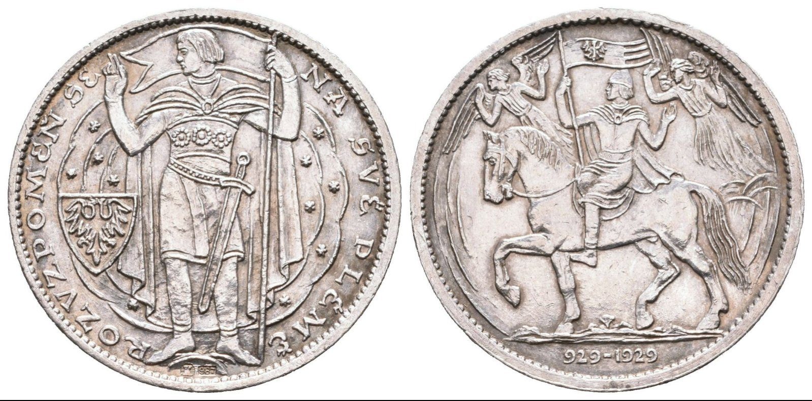 Španiel Otakar - Milenium sv. Václava 929 - 1929, 28 mm