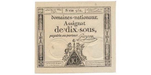 Francie, 10 Sous  23. 5. 1793, P.A68b