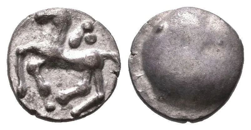 AR Obol, typ Roseldorf /Němčice II, Hladký hrbol / Koník doleva se — 1