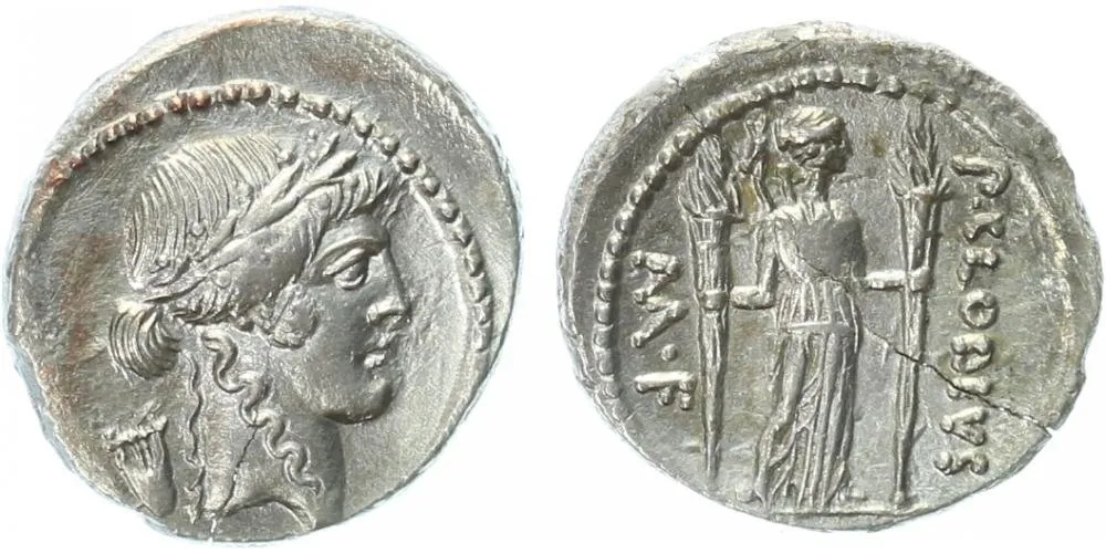 P. Clodius M. f. Turrinus, 42 př. Kr. — 1