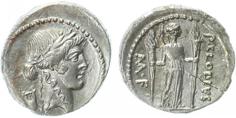 P. Clodius M. f. Turrinus, 42 př. Kr. — 1