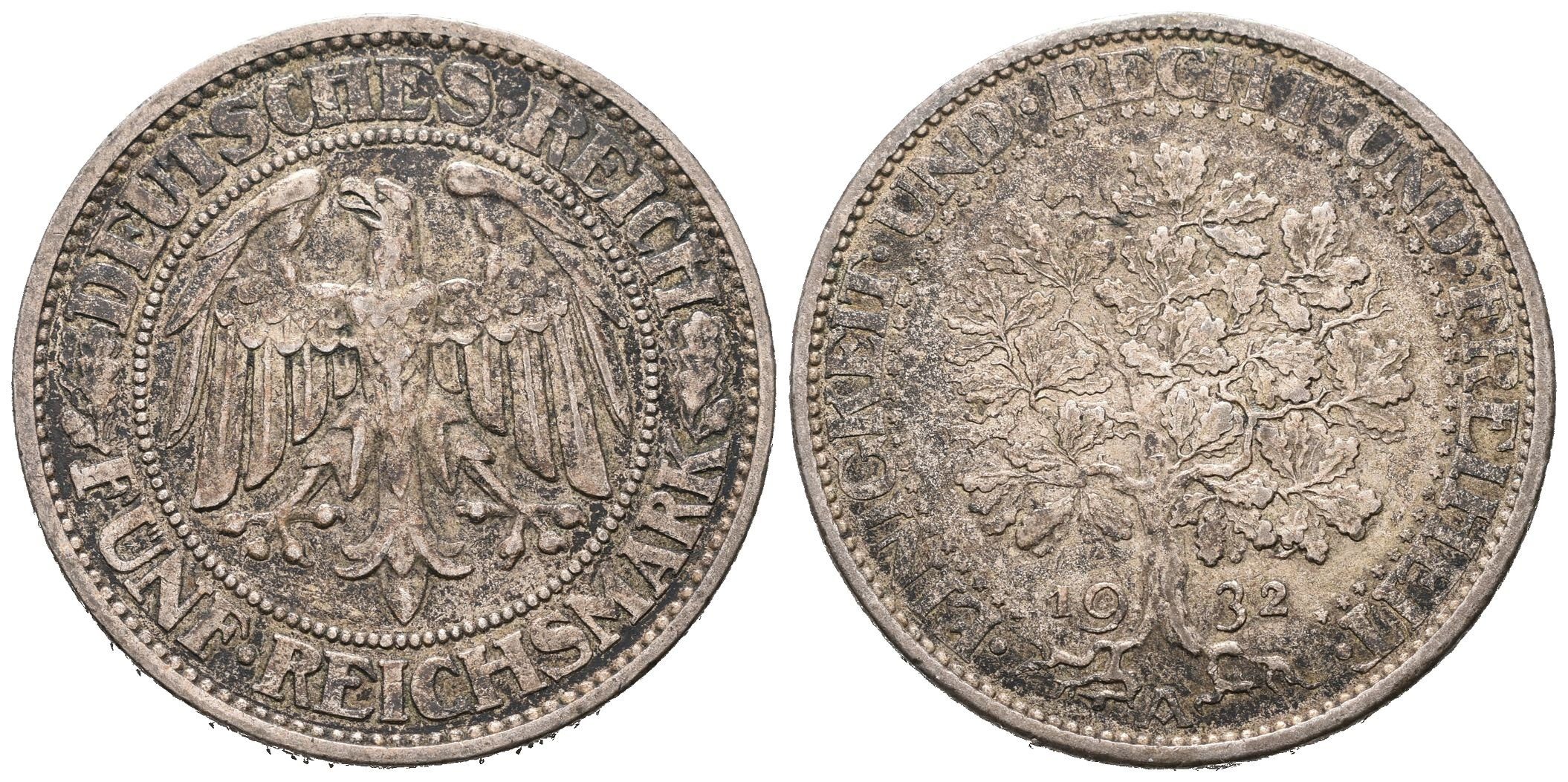 Výmar, 5 Marka 1932 A