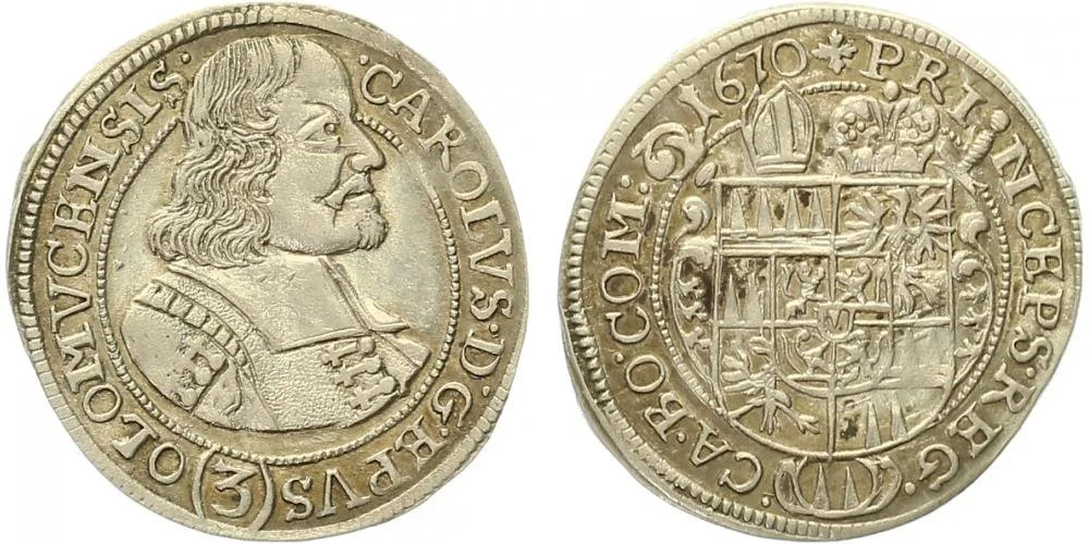 Olomouc - biskupství, Karel II. Liechtenstein, 1664 - 1695 — 1