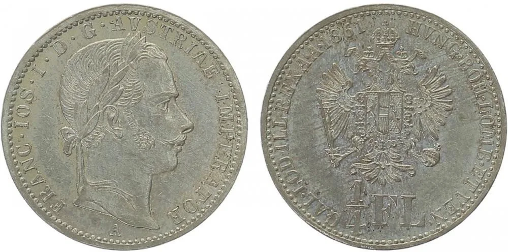Rakouská a spolková měna, 1857 - 1892 — 1