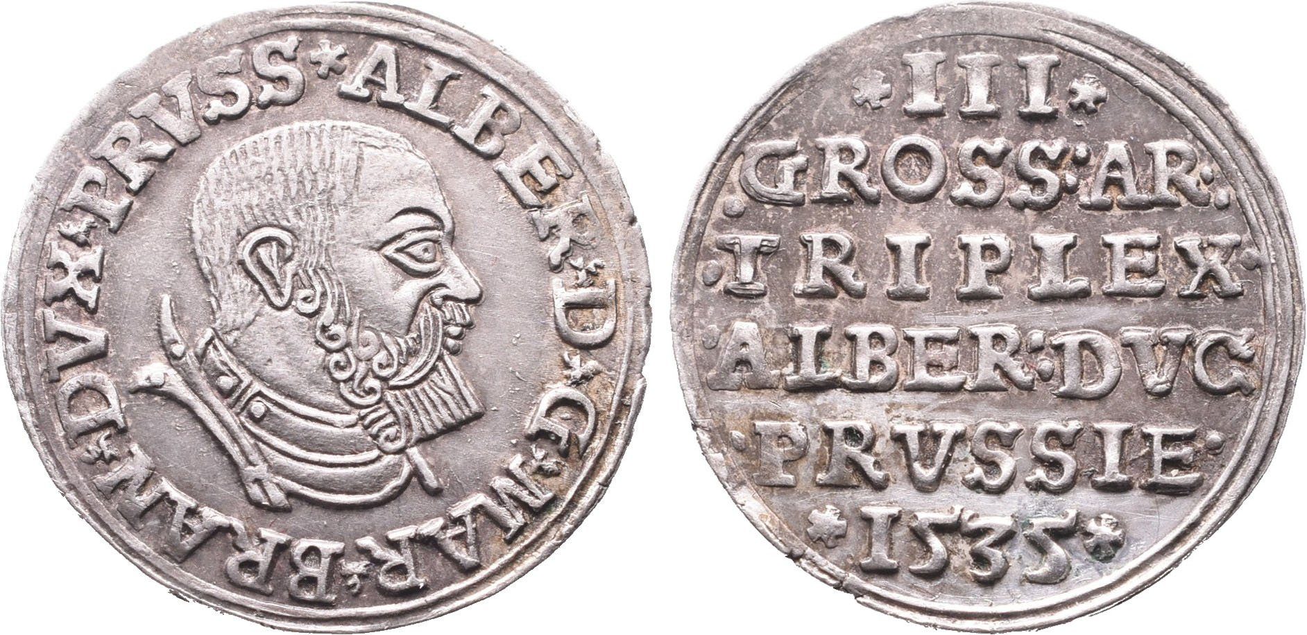Prusko, III Groš 1535