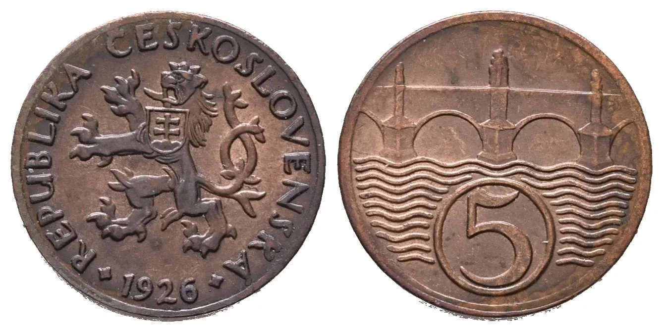 5 Haléř 1926