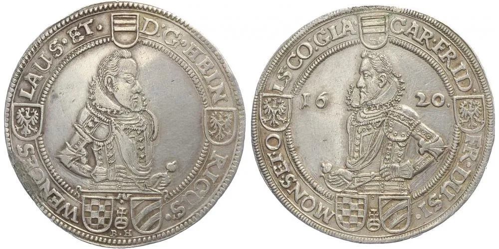 Münsterberg - Olešnice, Heinrich Wenzel a Karl Friedrich, 1617 - 1639 — 1