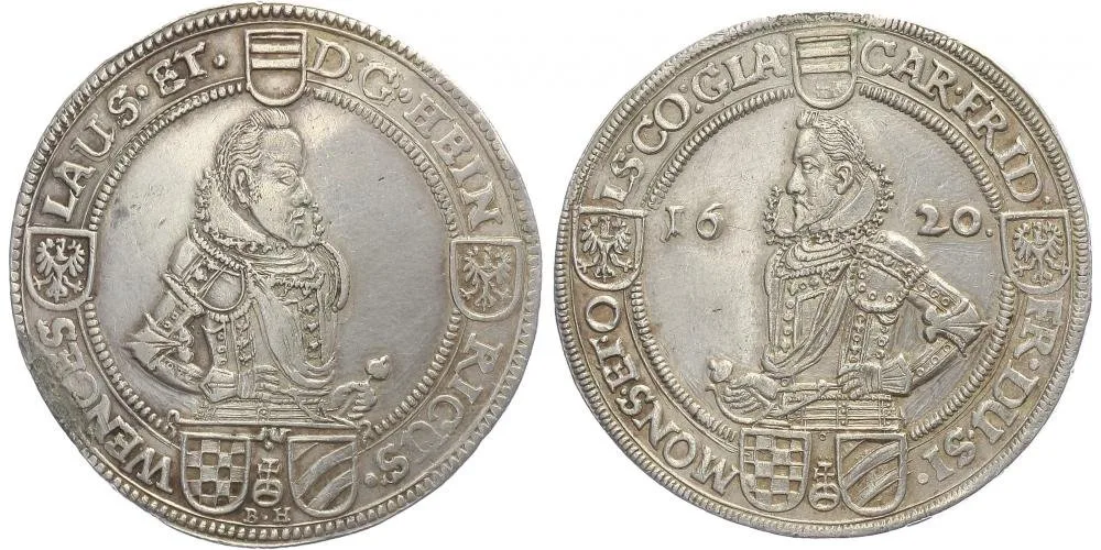 Münsterberg - Olešnice, Heinrich Wenzel a Karl Friedrich, 1617 - 1639 — 1