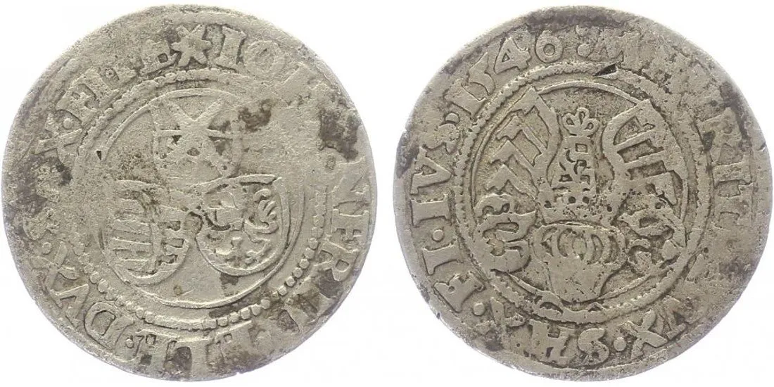 Sasko, Johann Friedrich a Moritz, 1541 - 1547 — 1