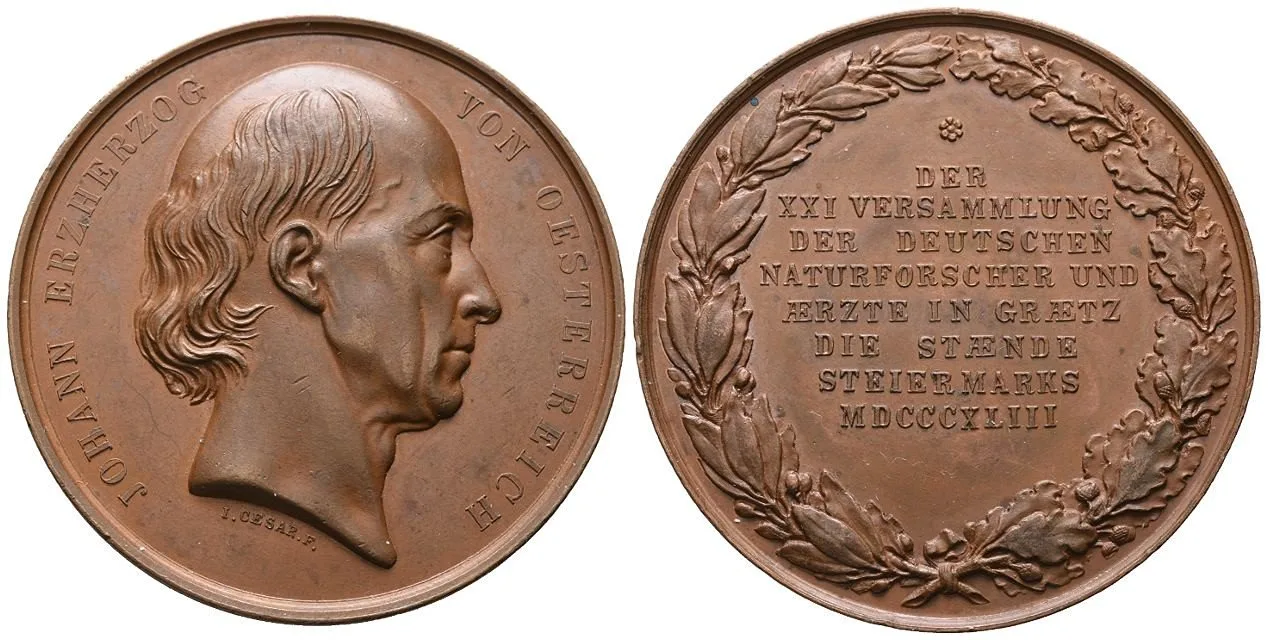 Arcivévoda Johann, 1782 - 1859, kancléř 1848 - 1849 — 1