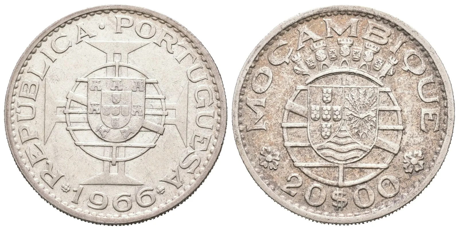 Portugalský Mozambik, 20 Escudo 1966