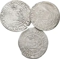 Vladislav II. Jagellonský, Pražský groš, 3 ks