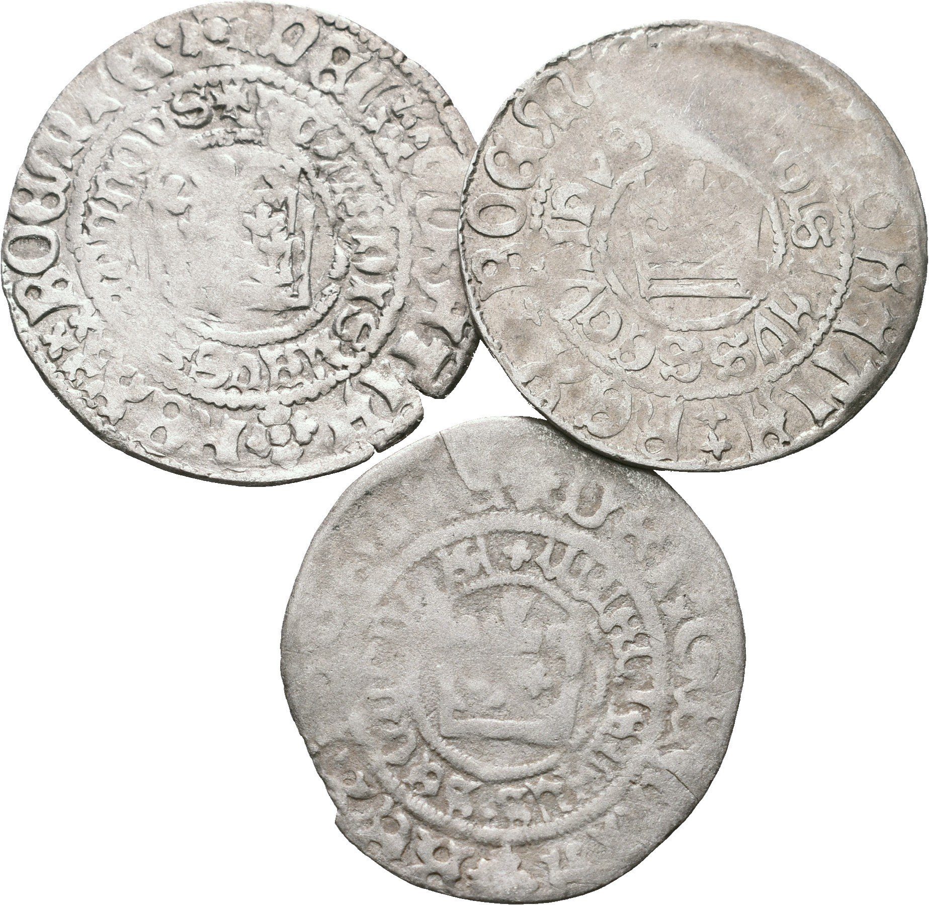 Vladislav II. Jagellonský, Pražský groš, 3 ks