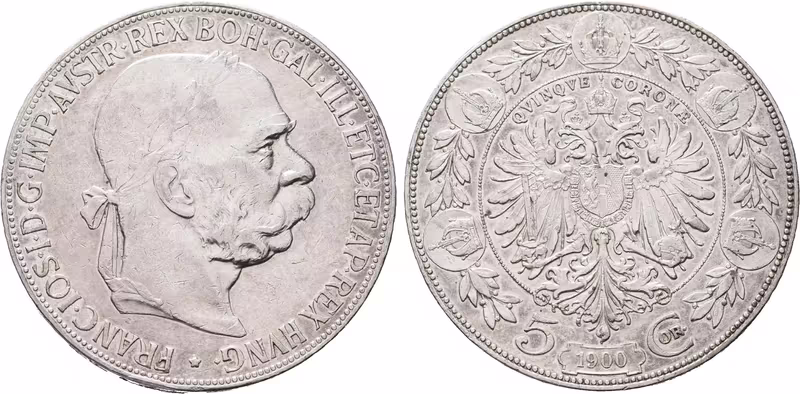 5 Koruna 1900
